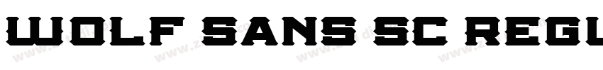 Wolf Sans SC Regula字体转换